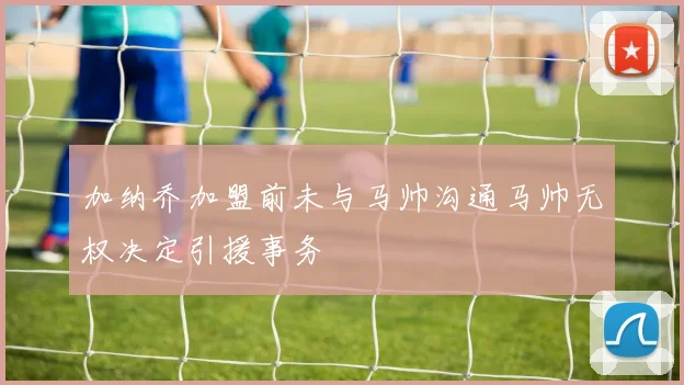 加纳乔加盟前未与马帅沟通马帅无权决定引援事务